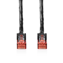Síťový kabel CAT6 | RJ45 samec | RJ45 samec | U/UTP | 30,0 m | Venkovní | Kulatý | PE | Černá | Označení