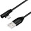Cable USB-C en ángulo USB 2.0 Máx. 15W 0,3m 2