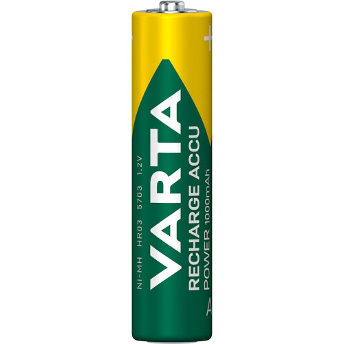 Batería recargable AAA 1000 mAh paquete de 4