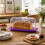 Bread & Cake Box Bin 36cm Acrylic Lid Plastic Base Clear Purple Storage Keeper 3