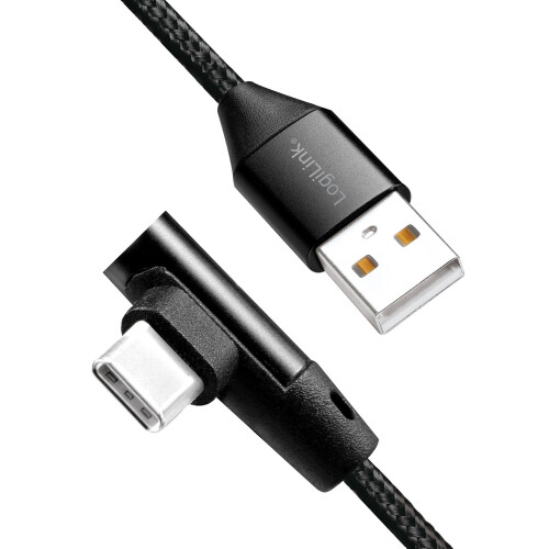 Cable USB-C en ángulo USB 2.0 Máx. 15W 0,3m