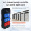 Rechargeable 8-Channel Remote Control Garage Door Gate Acess Duplicator Clone Copy Frequency 300-915Mhz Rolling Code 6