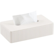 Short Tissue Box Cover, Small Rectangular Tissue Holder, Suitable for Use in Bathrooms, Cars, and Offices