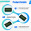 10PCS LCD2004 2004 LCD Module 2004 20X4 Character LCD Display IIC I2C Interface  Raspberry Pi Green Screen 6