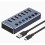 USB 3.0 Hub 7  Splitter OFF/  Power Adapter USB  Extender for Labtop Mobile Phone Tablets 1