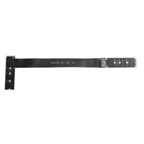 M.2 NVME Extension Cable for SSD  Card PCI-Express 4.0X4M Key Extender Cable for Solid Drive Riser Card Straight