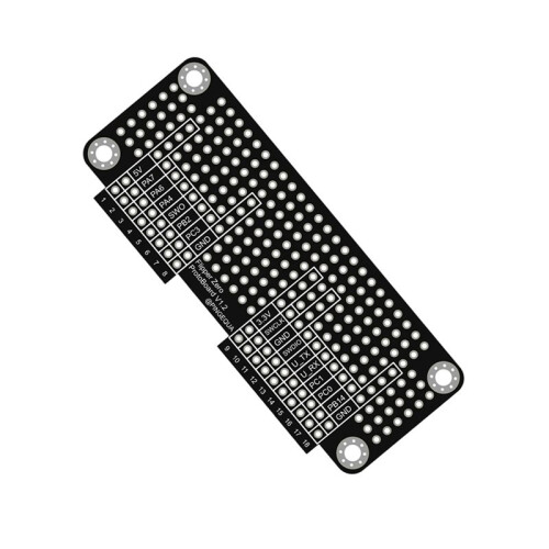 Zero Prototyping Board Kit Breadboard Expansion Set with 1 Large and 2 Small Boards Includes Matching GPIO