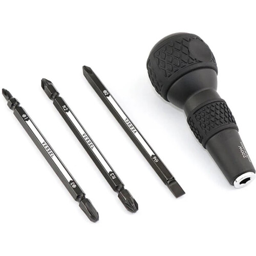 Gourd Shank Set, for  GRIP 0.64 cm Hexagon Bit Interchangeable Screwdriver, Bit 3 Piece Tool Set 2