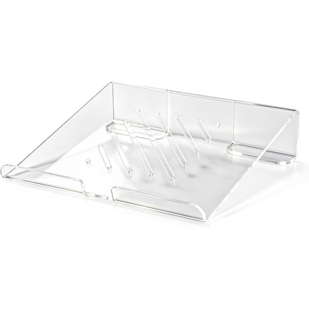 Slim Acrylic Laptop Stand, Portable Ventilated Desktop Riser For Desk, 11-17 Inch 4713281374475