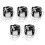 5X Refrigerator Freezer Cooling Fan Motor for  Fan Motor (Thin Version) Asynchronous Motor 1