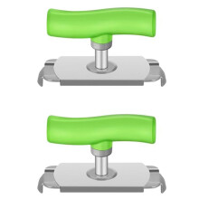 2X JarOpener for Weak Hands Easy Open Adjustable Grip , Stainless Steel Can Opener Bottle Tin Cap A