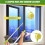 Telescopic Window Cleaning Tool Set with  Angle Adjust and Squeegee U-Shaped Design 5