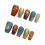 (S) Metal Ombre Nails Fall Manicure Set 2