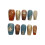 (S) Metal Ombre Nails Fall Manicure Set 3