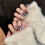 (S) Metal Ombre Nails Fall Manicure Set 8