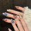 (S) Metal Ombre Nails Fall Manicure Set 5