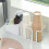 Coffee Tea Condiment Accessories Holder Multifunction Disposable Coffee Cup Holder Organizer for Kitchen Office Break 4