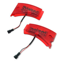 For Joyor S5 S8 S10 S5Z S8Z S10Z T6 T10 Sidelight with Cover Electric Scooter Deck Lamp Front Light Tail Light Rear
