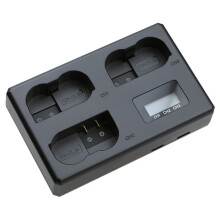 FB Ladegerät EN-EL15 mit 3 Steckplätzen, Typ-C- und USB-Ladeanschluss für Kameras D7000, D7500, Z5, Z6, Z7, Z8