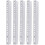 5pcs White Folding Carpenters Ruler Folding Rule Plastic Meter Stick Compact 2 Metres 10  Foldable Ruler 1
