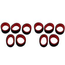 10 Piezas de 2 Colores de Coches RC Transmisor de Agarre de Volante Espuma Esponja de Volante de Mano para