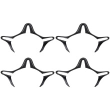 4X Car ABS Carbon Fiber Style Inner Steering Wheel Cover Trim Frame Fit for 8Th FD2 2006-2011