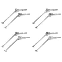 8Pcs Metal Front Drive Shaft CVD 0090 for 12428 12423 1/12 RC Car Crawler Short Course Truck Upgrade Parts