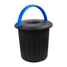Eco Solution - Afvalemmer met Deksel 25L - Azul