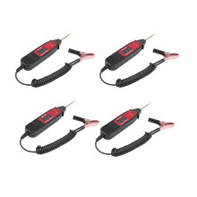 4X Universal 5-36V Car Digital Lcd Voltage Test Pen Professional Car Tester Pencil Detector with Led Light Car Tool