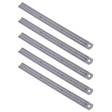 5X Stainless Steel Ruler Measure Metric Function 30cm 12Inch