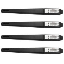 4X Cooking Food Thermometer Digital Instant Reading Meat Thermometer Barbecue Thermometer High Precision(Black)