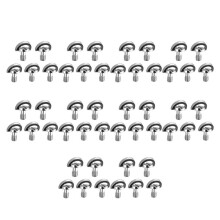 50 Pack 1/4Inch Quick Release Plate Mounting Screw D-Ring D Shaft QR Screw Adapter Mount for DSLR Camera Tripod Monopod