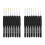 16Pcs / Set Black Knitting Needles Plastic Handle Crochet Hooks for Knit DIY  Loom Tool Weaving Kit Braid 1