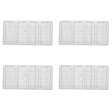 4X Candy Bar Chocolate Mold Baking Candy Stock Cake Decorating Tool Transparent