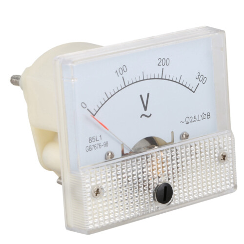 2X 85L1 AC 0-300V Analogue Needle Panel Meter Voltmeter 2