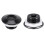 24X Push Button Quick Release Car Hood Bonnet  Pin Lock Bumper Clip Black 4