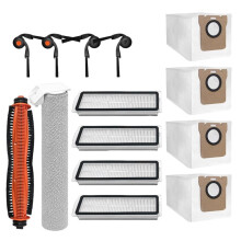 Compatible for Mijia Robot Vacuum 6 / PV32CN Vacuum Parts Main Roller Side Brush Filter Roller Mop Cloth Dust Bag