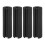 4 Pcs Universal Foam Handle Cover with Hook and Loop Straps,Handle Covers Bicycle Handlebar Replacement 1