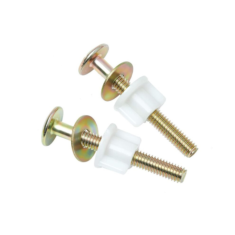 Toilet Screws, Metal Toilet Hinge Bolts And Nuts, Heavy Duty Toilet Fastener With Nuts And Washers, 4Pcs 6031969190376