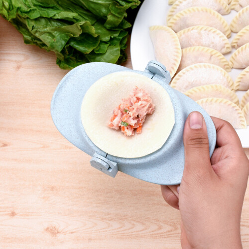 (Sky Blue) Easy Dumpling Maker for Home Kitchen 1