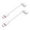 2PCS  Plug to USB-C Adapter for Ring USB C Outdoor Camera, Adapter for Ring Solar Panel and Spotlight Cam 1
