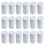 Plastic Empty Medicine Bottles Pill Tablet Container Holder 9Pcs White 2