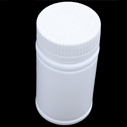 Plastic Empty Medicine Bottles Pill Tablet Container Holder 9Pcs White 2