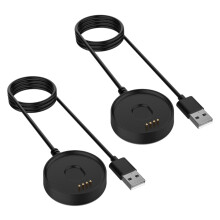 2X for Ticwatch C2 Portable Fast Charger with Data Function Dock Cradle Magnet Adsorption Charger Cable