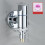 Automatic Water Stop Valve All-Copper Washing Machine Faucet Universal 4/6 Points Silver 8