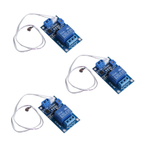 3X 12V Light Control  Photoresistor Relay Module Detection Sensor XH-M131 1