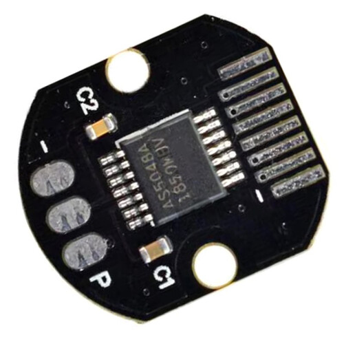AS5048A Magnetic Encoder Module Magnetic Induction Angle Measurement Sensor Module 14 Bit High-Precision PWM SPI 1