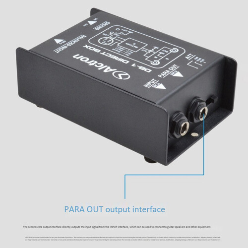 Alctron 2X DB-1 Single Passive Impedance Converter DIBOX Front Stage Effector DI Box 2