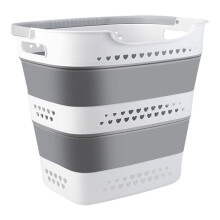 Collapsible Laundry Basket - with Comfort Handles Laundry Storage Basket Organizer Space Saving Dirty Clothe Hamper