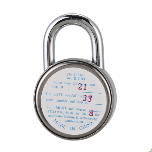 2X Master Coded Lock 50mm with Round Fixed Dial Combination Padlock 1